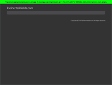 Tablet Screenshot of kleinertsshields.com